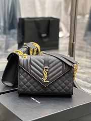 YSL Envelope Black Gold 24cm - 1