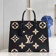 Louis Vuitton LV Onthego GM Black/Beige 41x34x19cm - 1