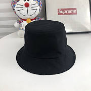 Dior Teddy D CD Oblique Black Reversible Small Brim Bucket Hat - 2