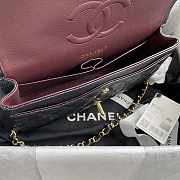 Chanel Flap Bag Caviar In Black 25cm With Gold Hardware - 5