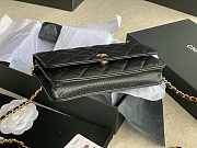 Chanel Woc Wallet Chain Bag Caviar Black Gold 19x12x3cm - 5