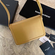 YSL Solferino Leather Bag Yellow 23x16x6cm - 2