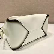 Prada Small Brushed Leather Prada Supernova Handbag White 25.5x13.5x18cm - 5