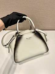 Prada Small Brushed Leather Prada Supernova Handbag White 25.5x13.5x18cm - 3