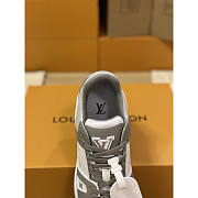 Louis Vuitton LV Trainer Sneaker Low White Gray - 5