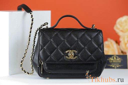 Chanel Business Affinity Bag Black 19x14x7cm - 1