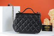 Chanel Business Affinity Bag Black 19x14x7cm - 4