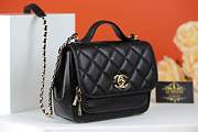 Chanel Business Affinity Bag Black 19x14x7cm - 3