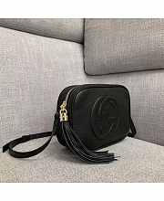 Gucci Soho Small Leather Disco Black Bag 21x15x7cm - 3