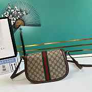 Gucci Ophidia GG Small Shoulder Bag Brown 25x18x9cm - 3