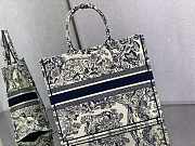 Dior Large Book Tote Blue Toile de Jouy 42 x 35 x 18.5 cm - 6