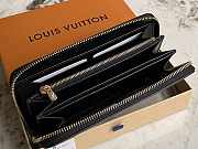 Louis Vuitton LV Zippy Wallet Black 19.5x10.5x2.5cm - 6