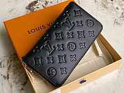 Louis Vuitton LV Zippy Wallet Black 19.5x10.5x2.5cm - 5