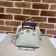 Gucci Diana Mini Tote Bag White 20x16x8.5cm - 1