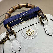 Gucci Diana Mini Tote Bag White 20x16x8.5cm - 2