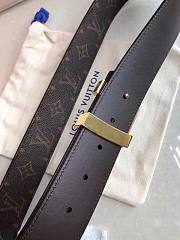 Louis Vuitton LV Belt 03 Gold 4cm - 3