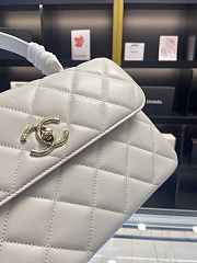 Chanel Trendy White Gold 25x12x17cm - 4