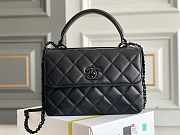 Chanel Trendy Lambskin Black Hardware 25cm - 1