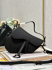 Dior Saddle Bag With Strap Black 25.5x20x.6.5cm - 1