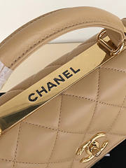 Chanel Trendy Bag Beige Gold 25x15x17cm - 6