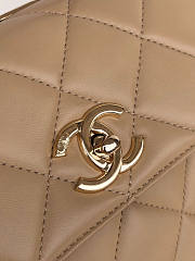 Chanel Trendy Bag Beige Gold 25x15x17cm - 3