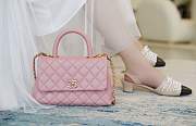 Chanel Coco Caviar Leather Handle Pink Size 24 cm - 1