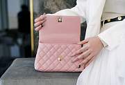 Chanel Coco Caviar Leather Handle Pink Size 24 cm - 5