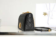 Dior Caro Black Calfskin 25.5x15.5x8cm - 5