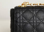 Dior Caro Black Calfskin 25.5x15.5x8cm - 3