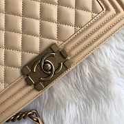 Chanel Leboy Lambskin Beige Gold 25cm - 2