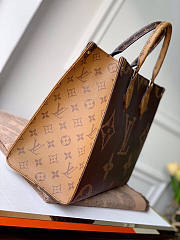 LV M45039 ONTHEGO MM Monogram Strap Brown Size 34 x 26 x 13 cm - 5