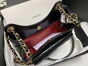 Chanel Small Hobo Black Bag 17x19x6cm - 2