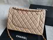 Chanel Jumbo Flap Bag Beige Caviar Gold 30cm - 5