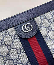 Gucci Ophidia GG Small Shoulder Bag Blue 26x17.5x8cm - 2