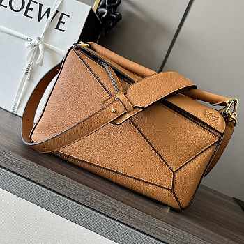 Loewe Puzzle Tan Bag 29x19.5x14cm