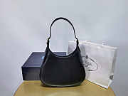 Prada Leather Shoulder Bag Black 26x17x4.5cm - 4