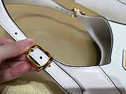 Prada Leather Shoulder Bag White 26x17x4.5cm - 2