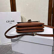 Celine Medium Tabou In Smooth Calfskin Tan 22x16x7cm - 2