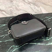 Prada Brique Bag Black Saffiano Leather 19x12.5x5.5cm - 4