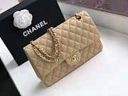 Chanel Flap Bag Beige Lambskin Gold 25cm - 1