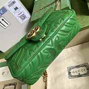 Adidas x Gucci GG Marmont Small Shoulder Bag Green 26x15x7cm - 4