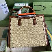 Gucci Diana Medium Tote Bag Raffia 35x30x14cm - 2