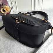 Chloe Marcie Double Carry Bag Black 36x12x28cm - 3