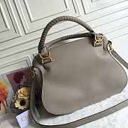 Chloe Marcie Double Carry Bag Gray 36x12x28cm - 2