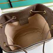 Gucci Ophidia GG Mini Bucket Bag Brown 15x18x9.5cm - 3