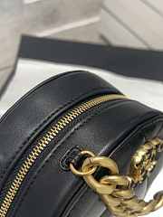 Chanel 19 Round Clutch With Chain Gold 12x12x4.5cm - 5