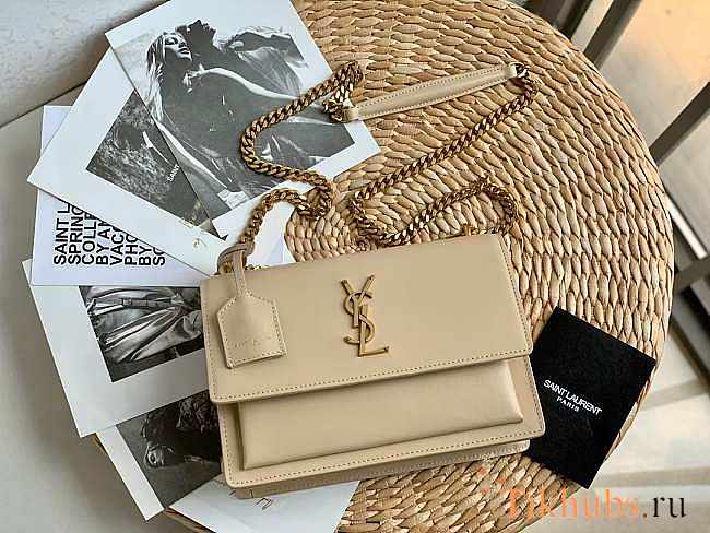 YSL Medium Sunset Light Beige Gold 22cm - 1