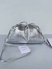 Bottega Veneta Mini Pouch Silver 22x13x5cm - 1