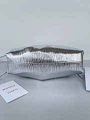 Bottega Veneta Mini Pouch Silver 22x13x5cm - 5