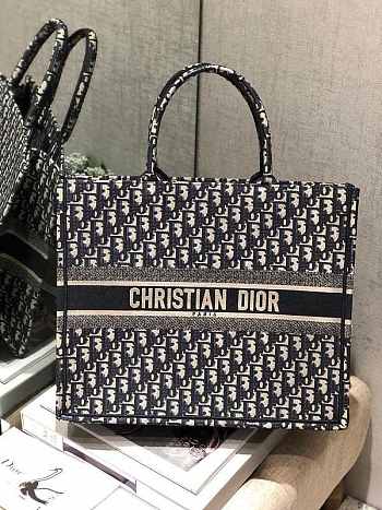 Dior Large Book Tote Oblique 42x35x18cm